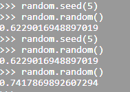 Seed in Random Number-Python