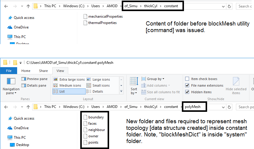 Tutorial Folders in OpenFOAM