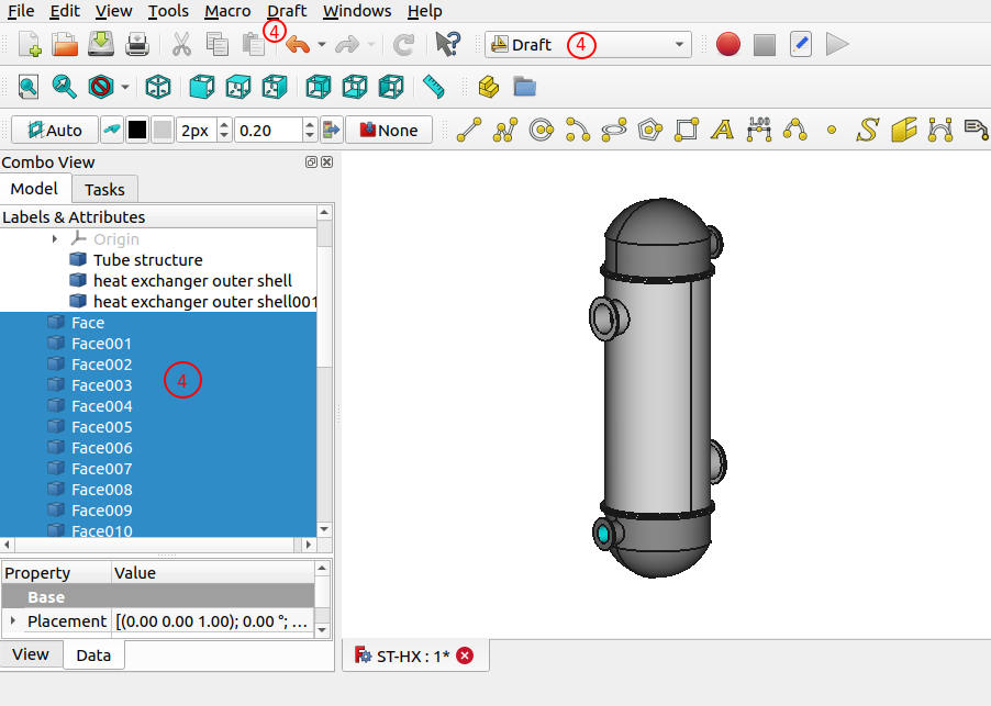 FreeCAD-Solid-2-Faces
