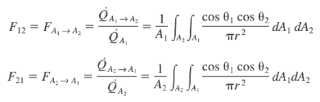 View Factor Equation