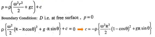 Rotating Tube Equation